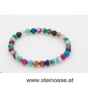 Armband Achat facettiert 6mm